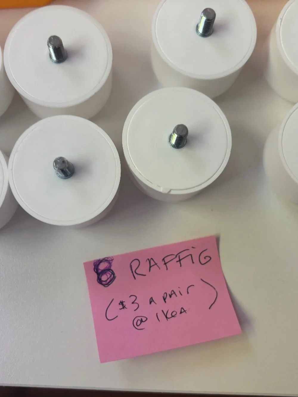 IKEA white curtain Hardware (Betydlig, Syrig, Raffig)